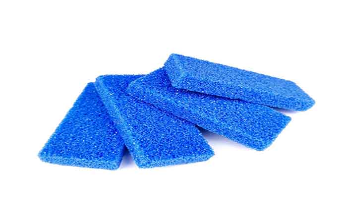 Salon Disposable Mini Blue Pumice Pad